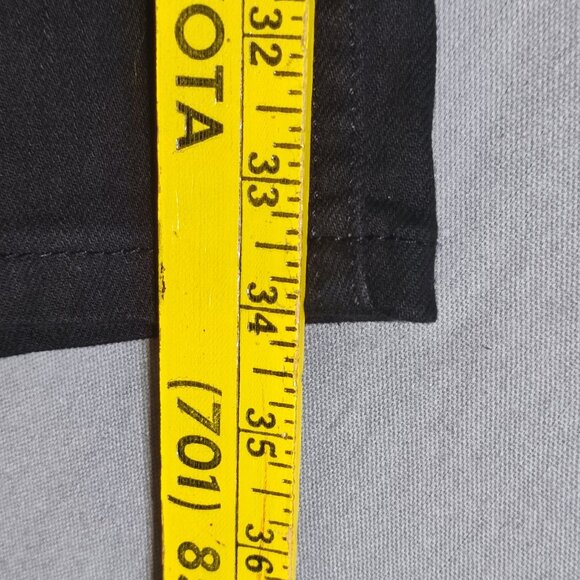 Levi's 569 jeans men's size W36(34)/ L34 black colour loose fit straight stretch - Picture 14 of 15